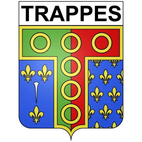 Pegatinas escudo de armas de Annecy adhesivo de la etiqueta engomada