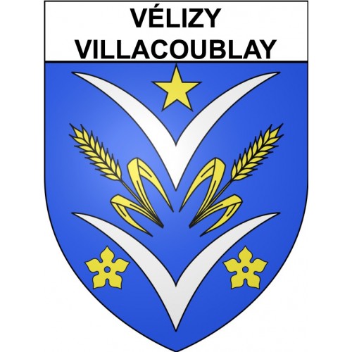 Vélizy-Villacoublay 78 ville Stickers blason autocollant adhésif