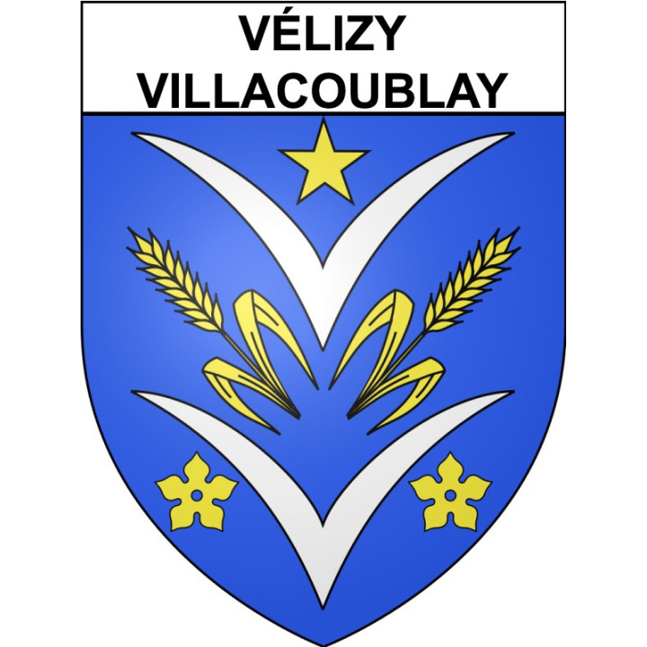 Vélizy-Villacoublay 78 ville Stickers blason autocollant adhésif