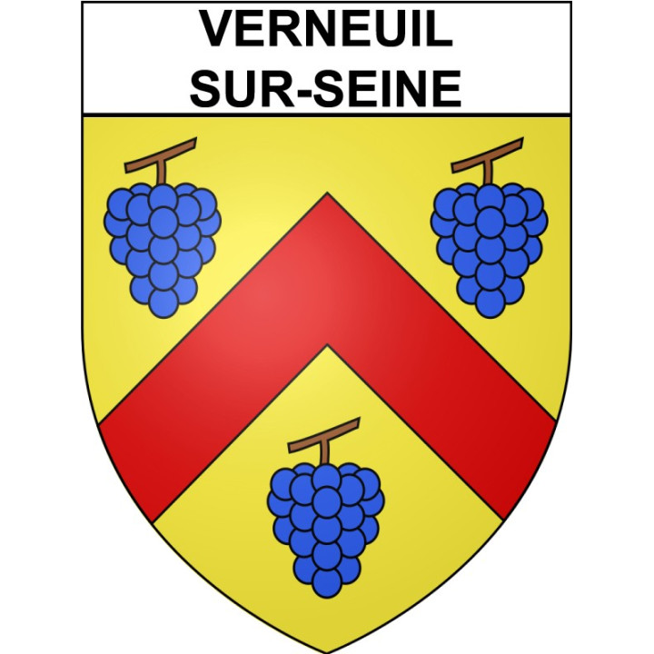 Pegatinas escudo de armas de Annecy adhesivo de la etiqueta engomada
