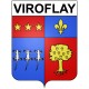 Viroflay Sticker wappen, gelsenkirchen, augsburg, klebender aufkleber