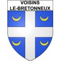 Voisins-le-Bretonneux 78 ville Stickers blason autocollant adhésif