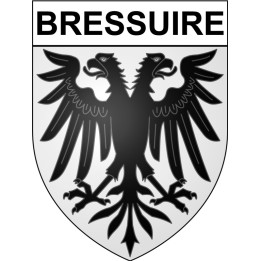 Pegatinas escudo de armas de Annecy adhesivo de la etiqueta engomada