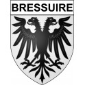 Bressuire 79 ville Stickers blason autocollant adhésif