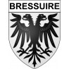 Bressuire 79 ville Stickers blason autocollant adhésif