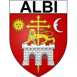 Albi 81 ville Stickers blason autocollant adhésif