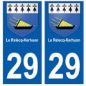 29 Le Relecq-Kerhuon blason autocollant plaque stickers ville