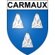 Carmaux 81 ville Stickers blason autocollant adhésif