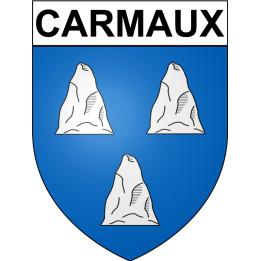 Carmaux 81 ville Stickers blason autocollant adhésif