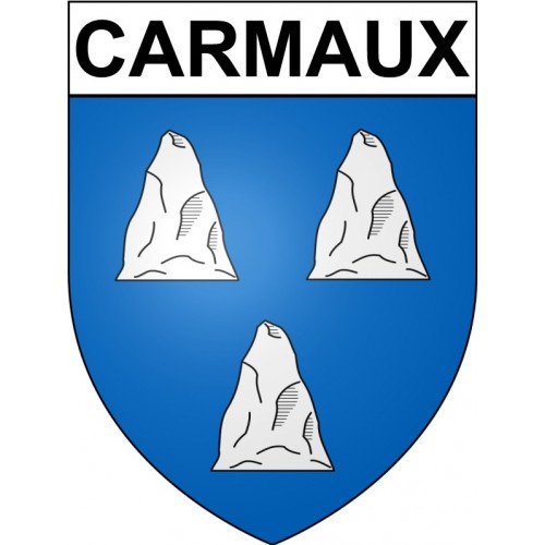 Carmaux 81 ville Stickers blason autocollant adhésif