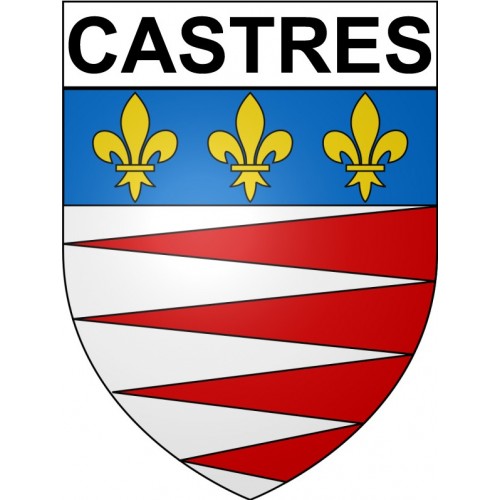 Castres 81 ville Stickers blason autocollant adhésif