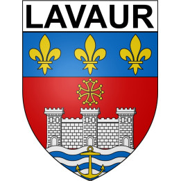 Pegatinas escudo de armas de Annecy adhesivo de la etiqueta engomada