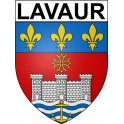 Lavaur 81 ville Stickers blason autocollant adhésif