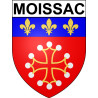 Pegatinas escudo de armas de Annecy adhesivo de la etiqueta engomada