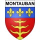 Montauban 82 ville Stickers blason autocollant adhésif