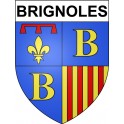 Brignoles 83 ville Stickers blason autocollant adhésif