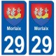 29 Morlaix blason autocollant plaque stickers ville