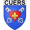 Cuers 83 ville Stickers blason autocollant adhésif