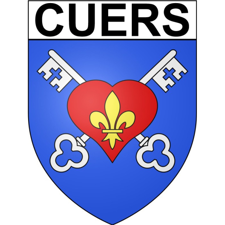 Pegatinas escudo de armas de Annecy adhesivo de la etiqueta engomada
