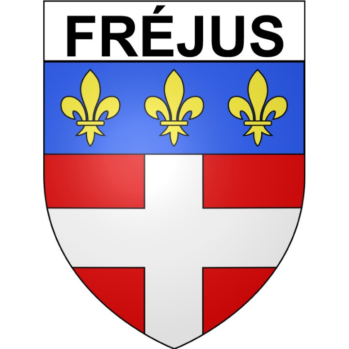 Pegatinas escudo de armas de Annecy adhesivo de la etiqueta engomada