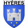 Hyères 83 ville Stickers blason autocollant adhésif