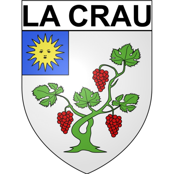 Pegatinas escudo de armas de Annecy adhesivo de la etiqueta engomada