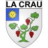 Pegatinas escudo de armas de Annecy adhesivo de la etiqueta engomada