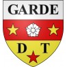 La Garde 83 ville Stickers blason autocollant adhésif