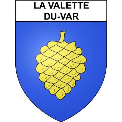 La Valette-du-Var 83 ville Stickers blason autocollant adhésif