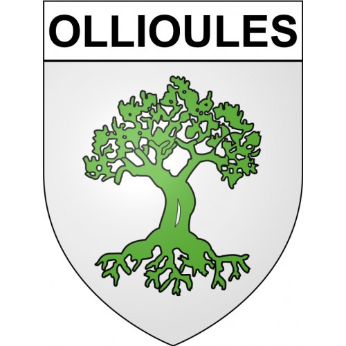 Ollioules 83 ville Stickers blason autocollant adhésif