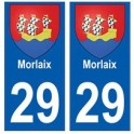 29 Morlaix blason autocollant plaque stickers ville