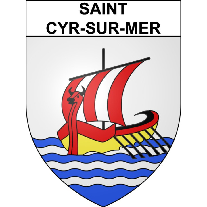 Pegatinas escudo de armas de Annecy adhesivo de la etiqueta engomada