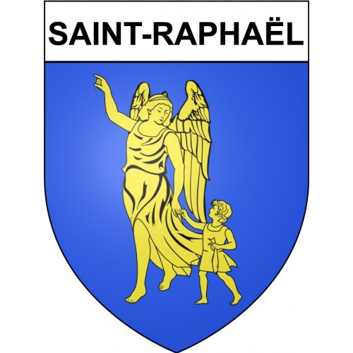 Saint-Raphaël 83 ville Stickers blason autocollant adhésif
