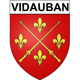 Vidauban 83 ville Stickers blason autocollant adhésif