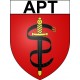 Pegatinas escudo de armas de Annecy adhesivo de la etiqueta engomada