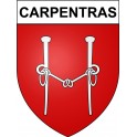 Carpentras Sticker wappen, gelsenkirchen, augsburg, klebender aufkleber