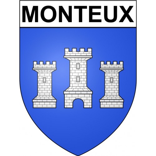 Monteux 84 ville Stickers blason autocollant adhésif