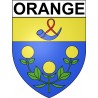 Pegatinas escudo de armas de Annecy adhesivo de la etiqueta engomada
