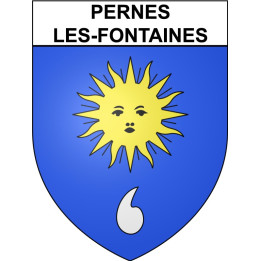 Pernes-les-Fontaines 84 ville Stickers blason autocollant adhésif