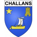 Challans 85 ville Stickers blason autocollant adhésif