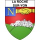 La Roche-sur-Yon 85 ville Stickers blason autocollant adhésif