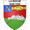 La Roche-sur-Yon 85 ville Stickers blason autocollant adhésif