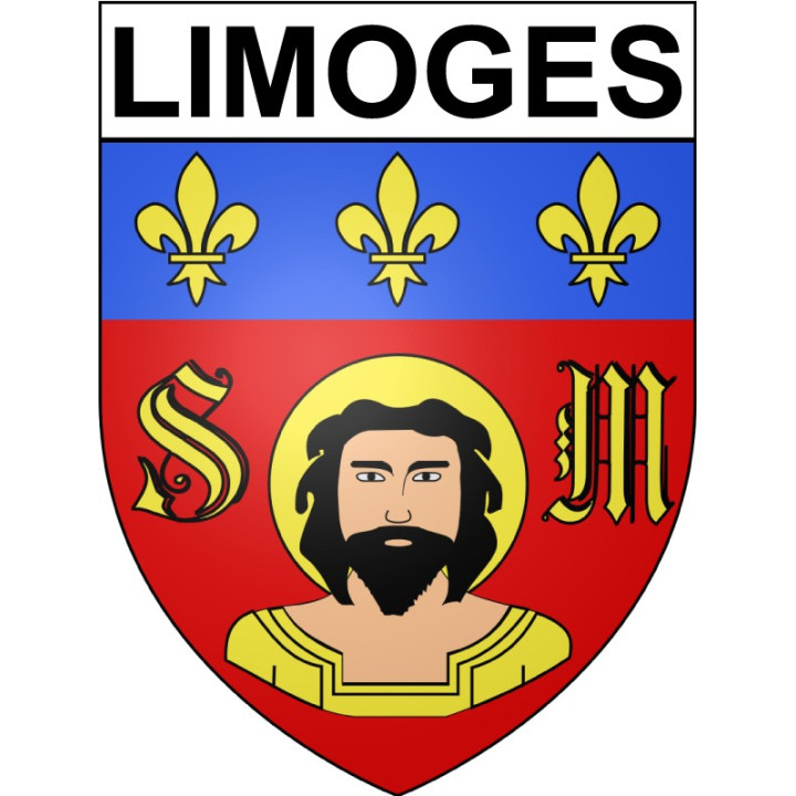 Pegatinas escudo de armas de Annecy adhesivo de la etiqueta engomada