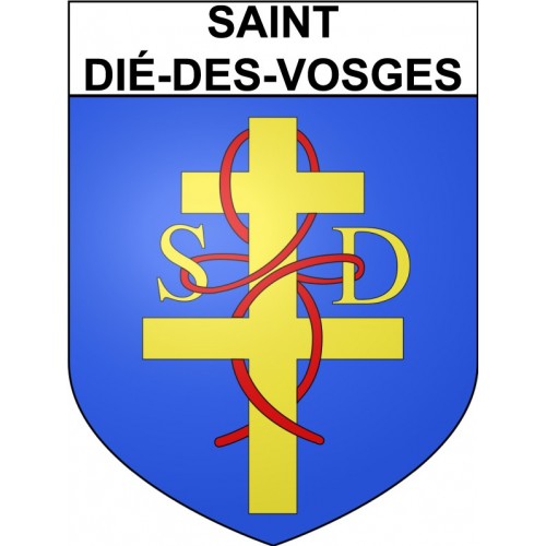 Pegatinas escudo de armas de Annecy adhesivo de la etiqueta engomada