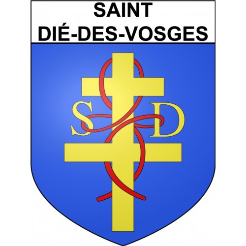 Saint-Dié-des-Vosges 88 ville Stickers blason autocollant adhésif