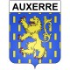 Auxerre 89 ville Stickers blason autocollant adhésif