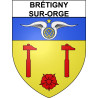 Pegatinas escudo de armas de Annecy adhesivo de la etiqueta engomada
