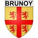 Brunoy 91 ville Stickers blason autocollant adhésif