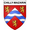 Chilly-Mazarin 91 ville Stickers blason autocollant adhésif