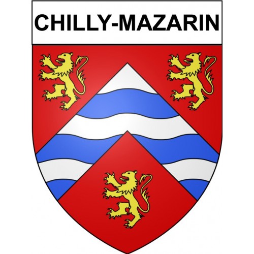 Chilly-Mazarin 91 ville Stickers blason autocollant adhésif